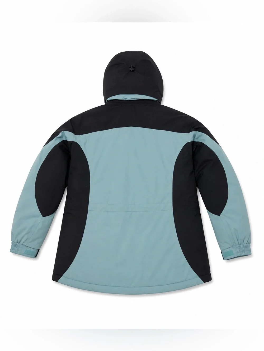 L.L.Bean Women’s Medium Insulated Winter Ski Jacket Teal Blue Black Hooded
